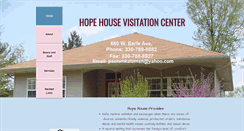Desktop Screenshot of hopehousevisitation.org